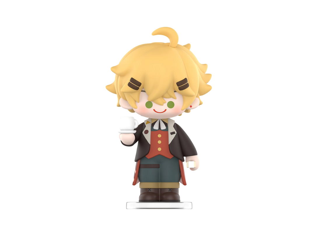 Pop Mart (เช็คการ์ด) Pop Mart Butler Thoma (Genshin Impact Dress-Up Dreams Themed Chibi Series Figures)