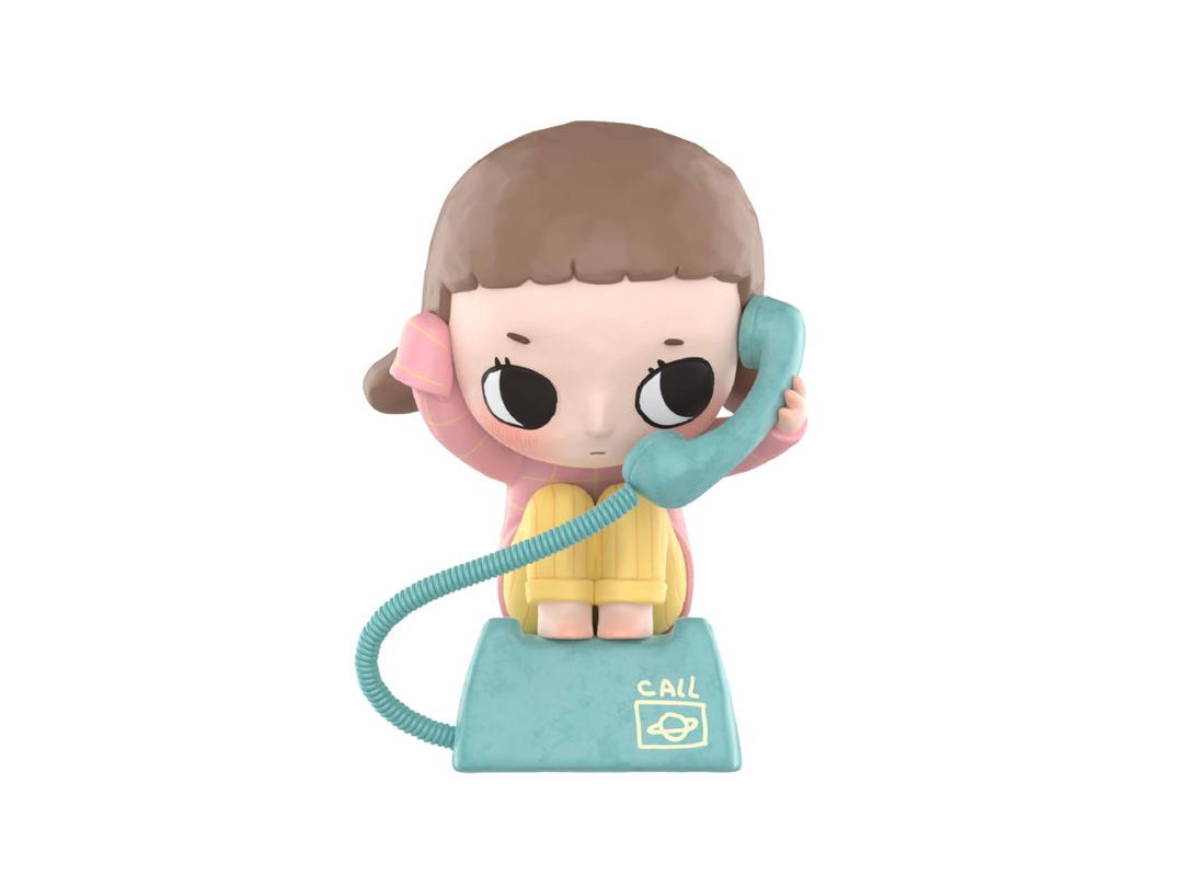 Pop Mart (เช็คการ์ด) Pop Mart Calling (Nyota's Fluffy Life Series Figures)