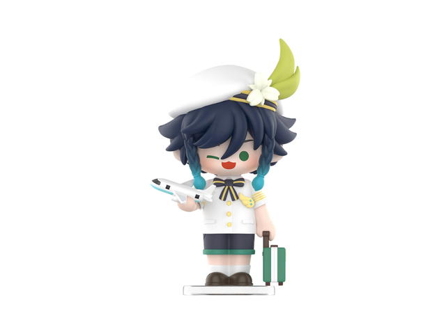 Pop Mart (เช็คการ์ด) Pop Mart Captain Venti (Genshin Impact Dress-Up Dreams Themed Chibi Series Figures) - view 1