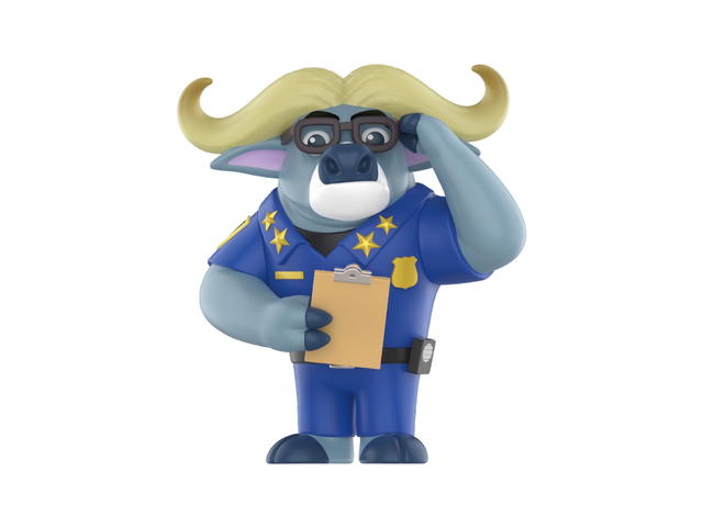 Pop Mart (เช็คการ์ด) Pop Mart Chief Bogo (Disney Zootopia Series Figures) - view 1