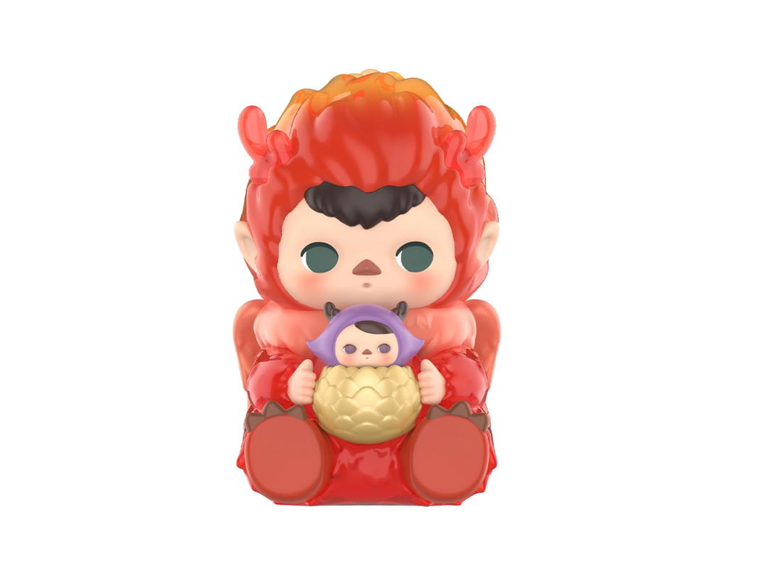 Pop Mart (เช็คการ์ด) Pop Mart Chubby Loong (Loong Presents the Treasure Series Figures Regular Version)
