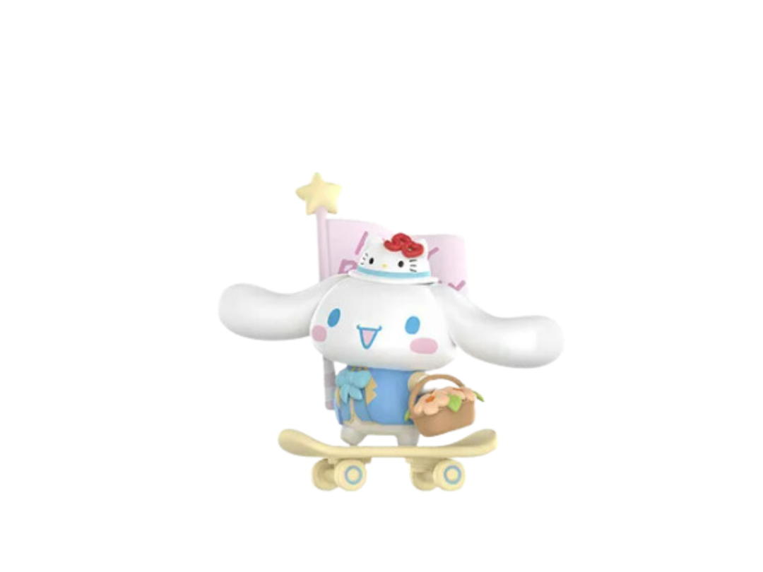 Pop Mart (เช็คการ์ด) Pop Mart Cinnamoroll (Sanrio characters Hello Kitty 50th Anniversary Series Figures)