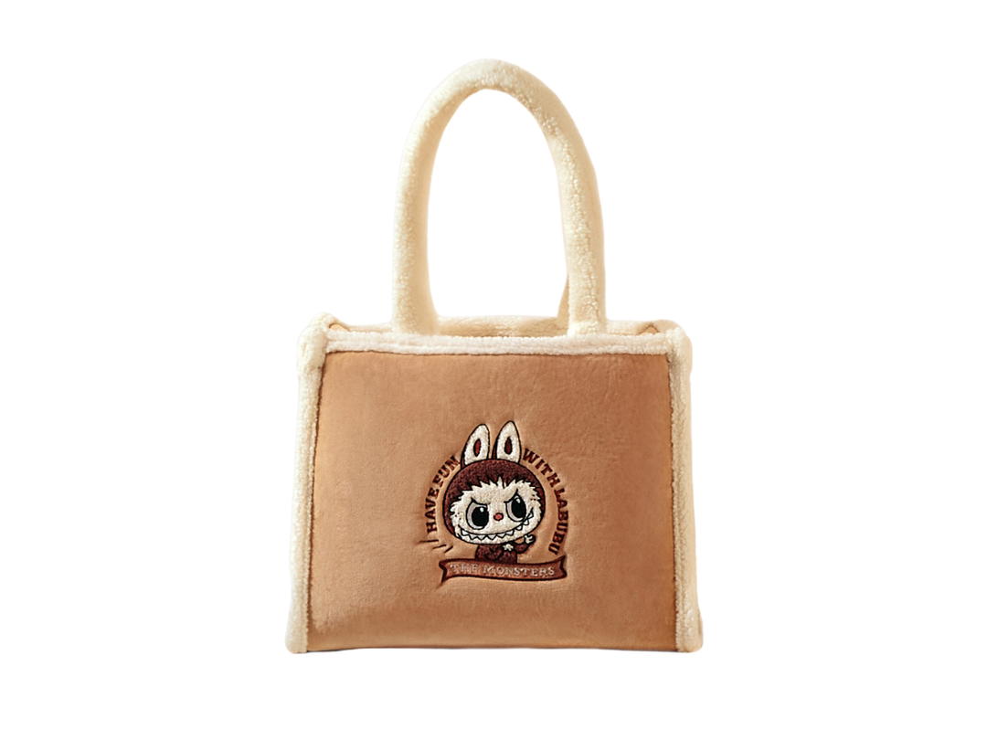 Pop Mart Pop Mart Classic Bag Series LABUBU Plush Tote Bag (Brown)