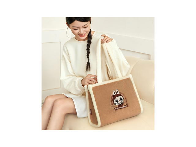 Pop Mart Pop Mart Classic Bag Series LABUBU Plush Tote Bag (Brown) - view 2