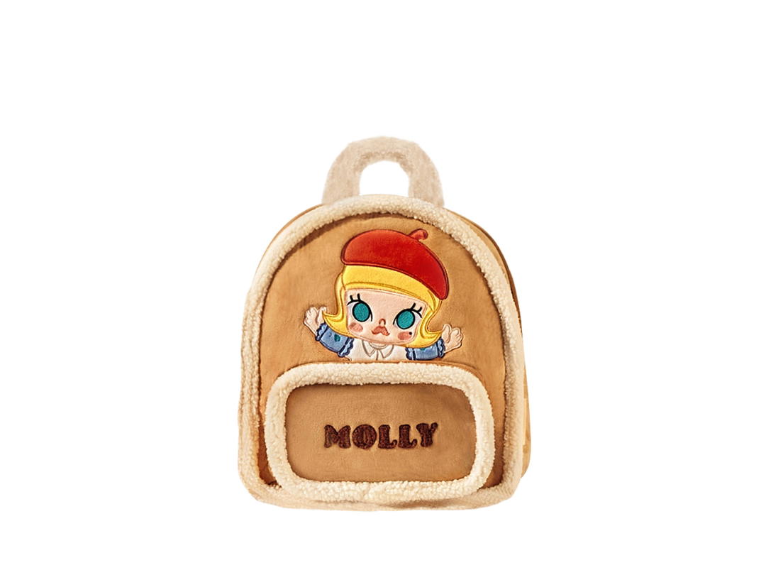 Pop Mart Pop Mart Classic Bag Series MOLLY Suede Leather Backpack