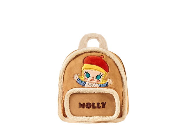 Pop Mart Pop Mart Classic Bag Series MOLLY Suede Leather Backpack - view 1