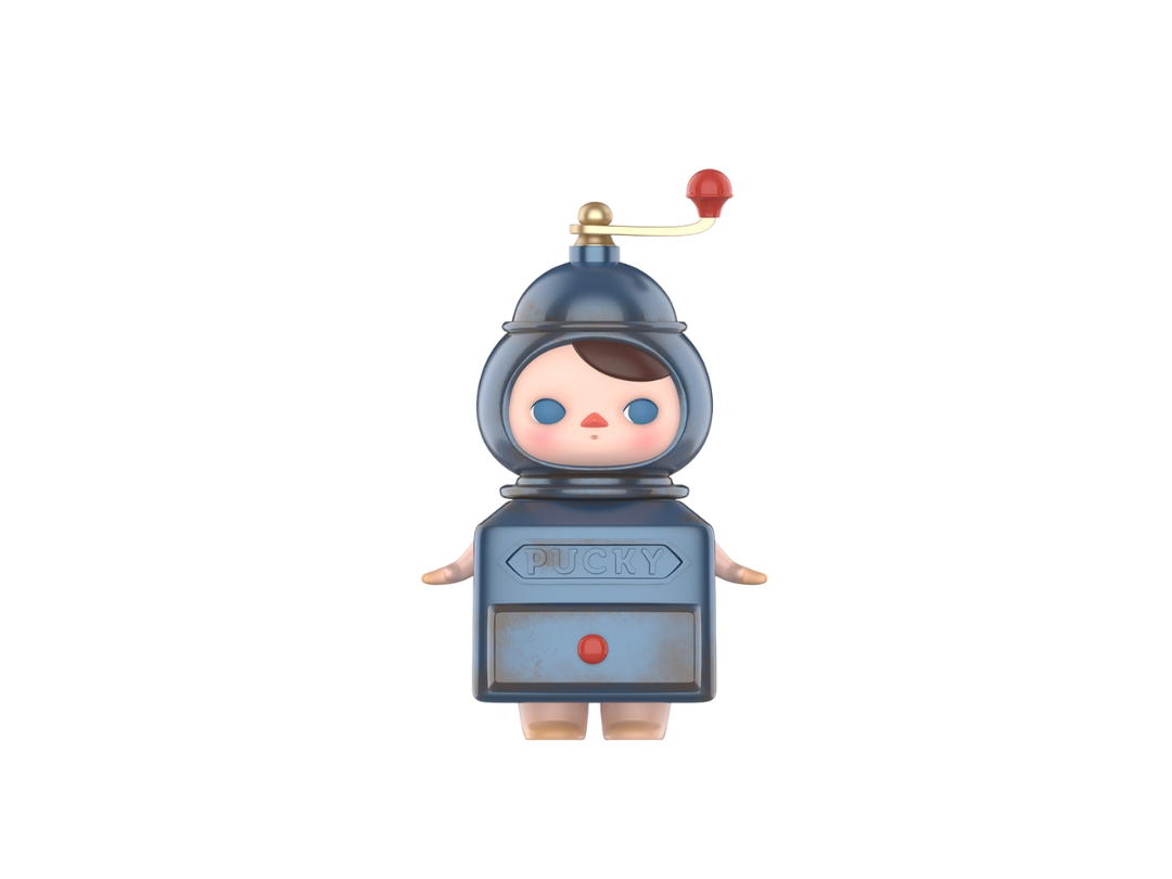 Pop Mart (เช็คการ์ด) Pop Mart Coffee Grinder (Pucky Rabbit Cafe Series)