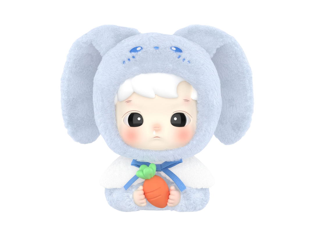 Pop Mart (เช็คการ์ด) Pop Mart Comfy Bunny (HACIPUPU Snuggle With You Series Figures)