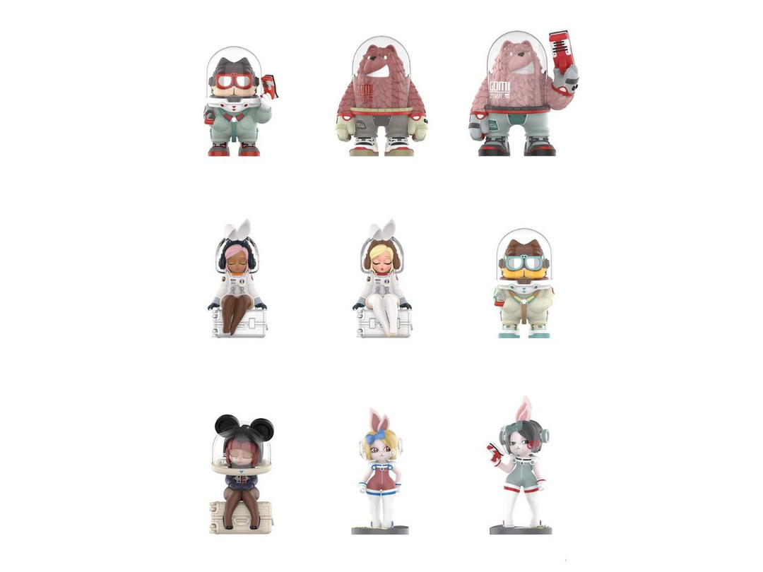 Pop Mart Pop Mart Coolabo Space Hood Series Single Box