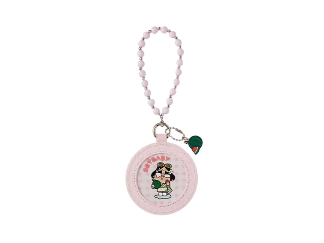 Pop Mart (เช็คการ์ด) Pop Mart Cooling Off With Watermelon (Cry Baby Hello Thailand Series Mirror Pendant Blind Box)