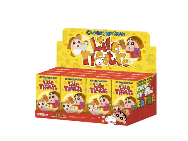 Pop Mart Pop Mart Crayon Shinchan Life Theatre Series Scene Sets whole set - view 1