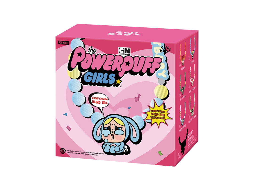 Pop Mart Pop Mart CRYBABY × Powerpuff Girls Series-Phone Charm Blind Box Single Box