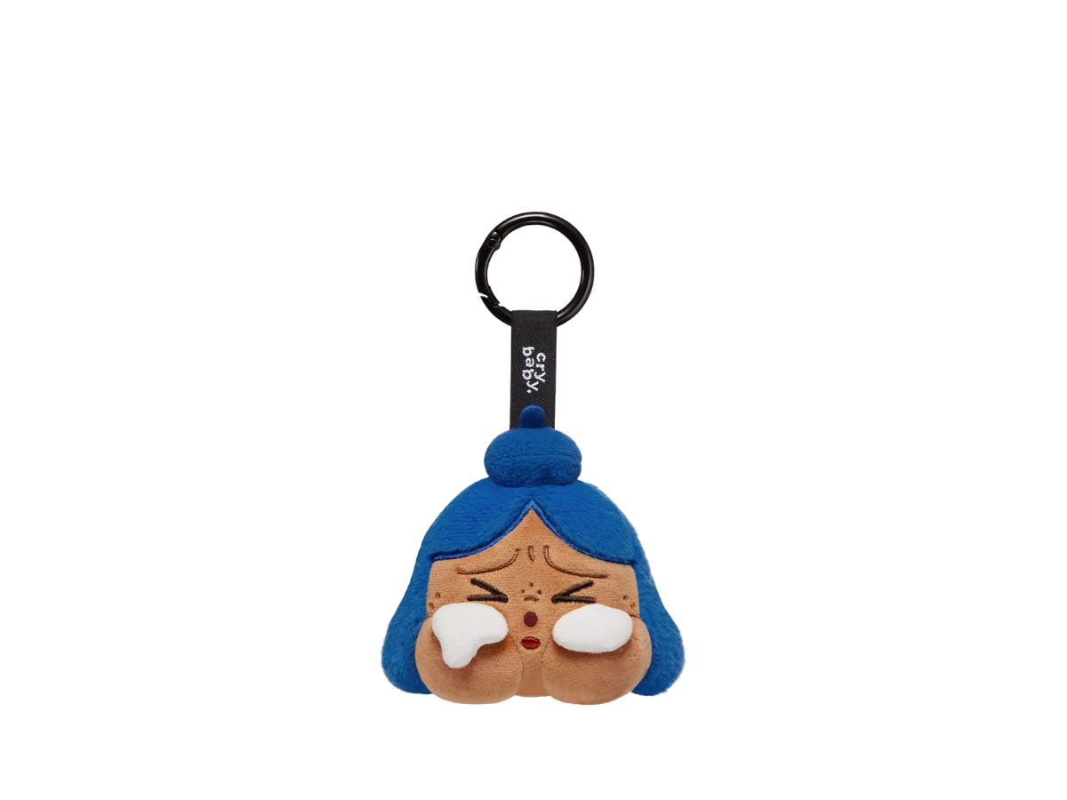 Pop Mart (เช็คการ์ด) Pop Mart CRYBABY Blue CHEER UP, BABY! SERIES-Plush Pendant Blind Box
