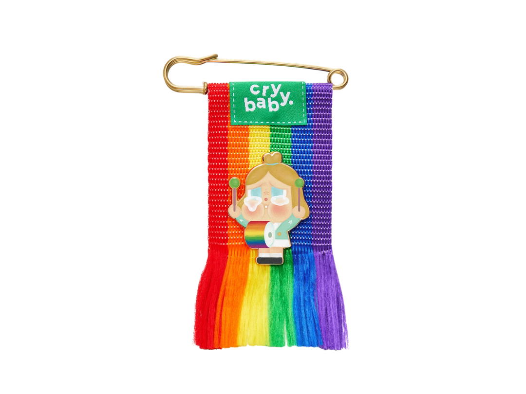 Pop Mart Pop Mart CRYBABY CHEER UP, BABY! Drummer (SERIES-Alloy Brooch)
