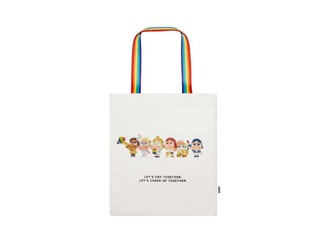 Pop Mart Pop Mart CRYBABY CHEER UP, BABY! (SERIES-Canvas Bag) White Ver.