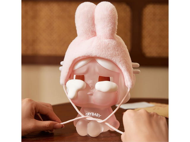 Pop Mart Pop Mart CRYBABY Crying Again Series-Plush Straw Cup (I'LL GIVE YOU ALL MY LOVE) - view 3