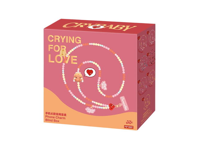 Pop Mart Pop Mart CRYBABY Crying For Love Series-Phone Charm Blind Box Single Box - view 1