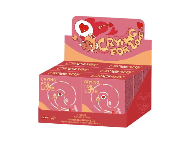 Pop Mart Pop Mart CRYBABY Crying For Love Series-Phone Charm Blind Box Whole Set - view 1