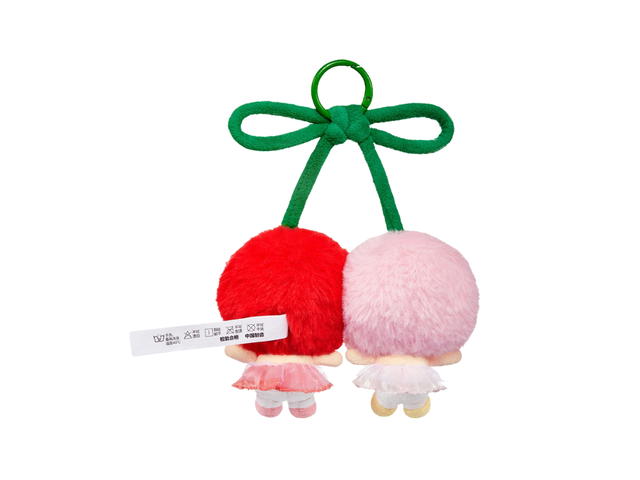Pop Mart Pop Mart CRYBABY Crying For Love Series Vinyl Plush Hanging Card (Love You Cherry Much) - view 2