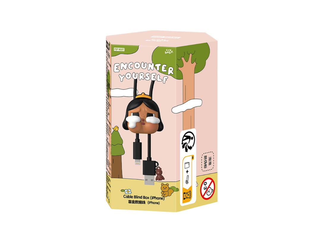Pop Mart Pop Mart Crybaby Encounter Yourself Series-Cable Blind Box (iPhone) Single Box