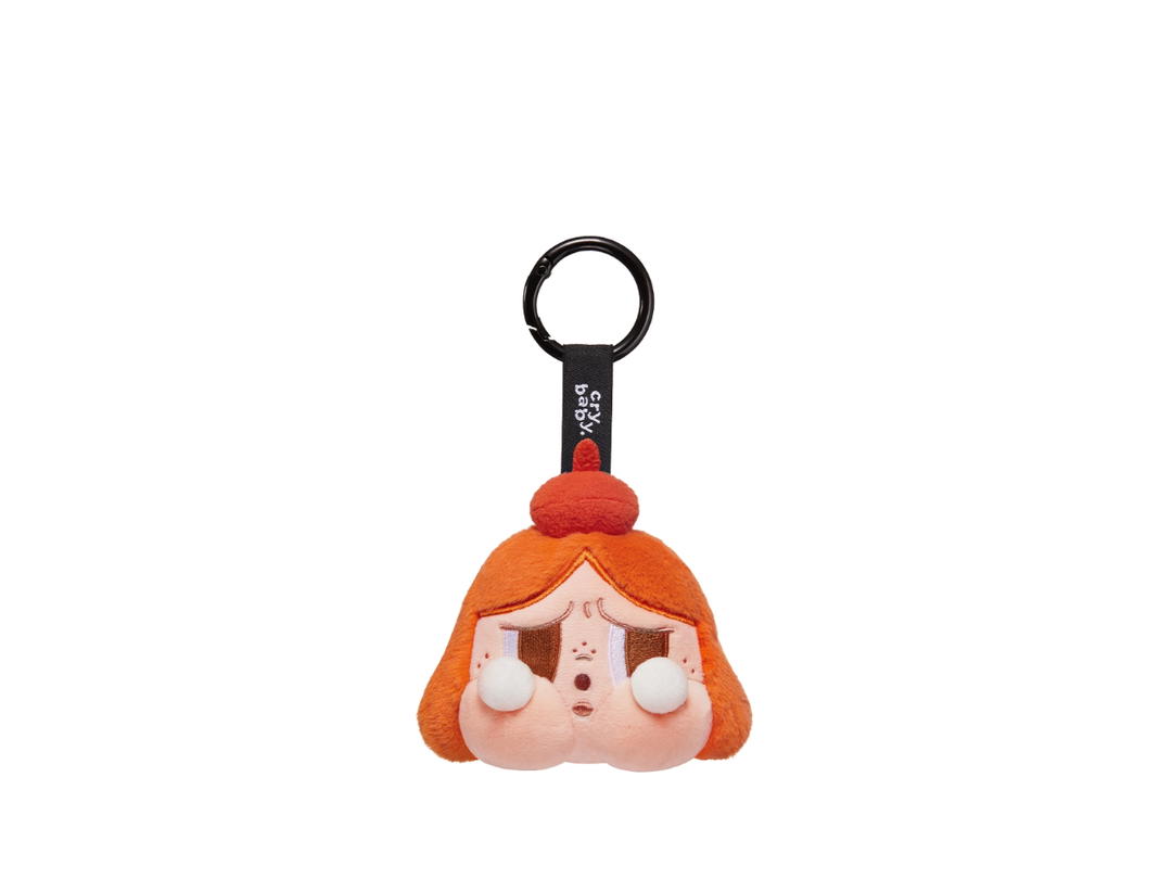 Pop Mart (เช็คการ์ด) Pop Mart CRYBABY Orange CHEER UP, BABY! SERIES-Plush Pendant Blind Box