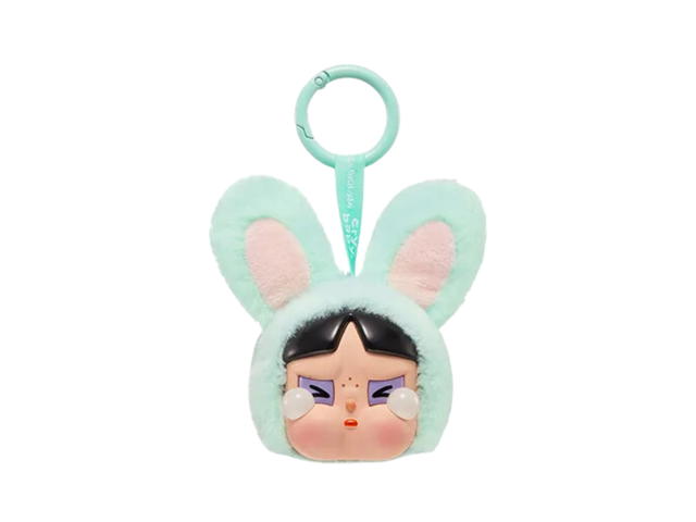 Pop Mart (เช็คการ์ด) Pop Mart CRYBABY × Powerpuff Girls Bunny Buttercup (Series-Vinyl Face Plush Blind Box) - view 1