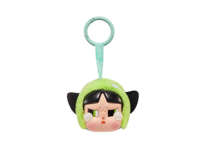 Pop Mart (เช็คการ์ด) Pop Mart CRYBABY × Powerpuff Girls Buttercup (Series-Vinyl Face Plush Blind Box) - view 1