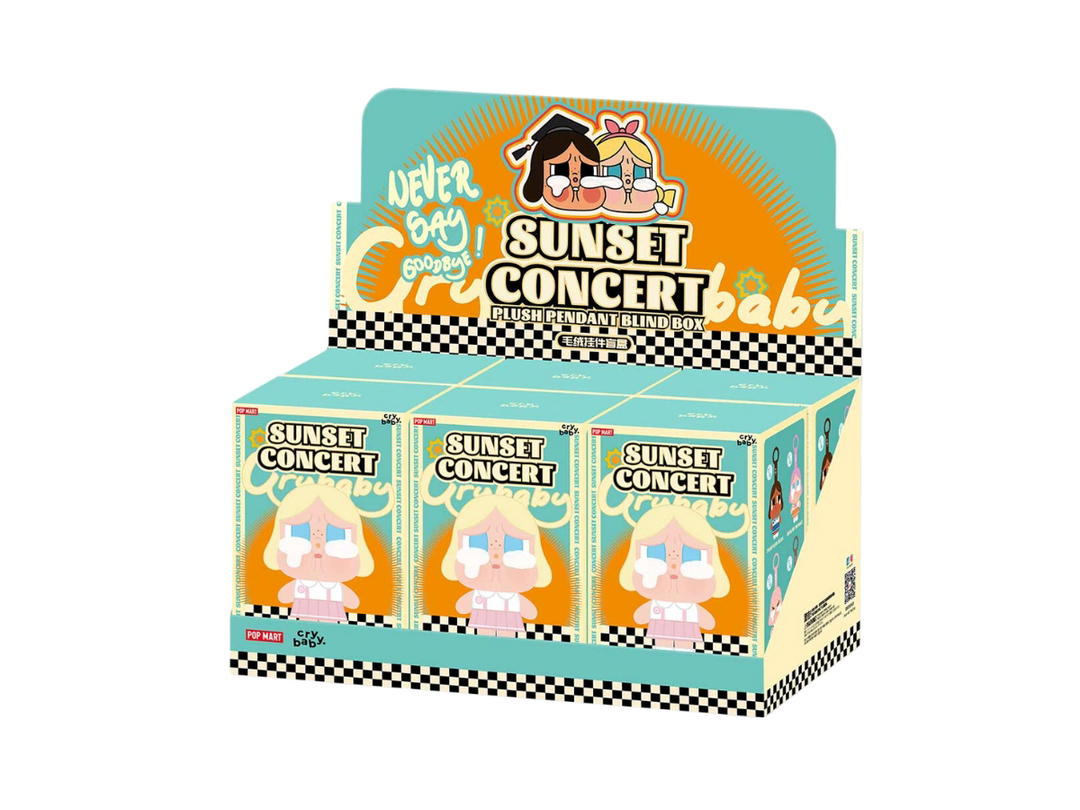 Pop Mart Pop Mart CRYBABY Sunset Concert Series Plush Pendant Blind Box Whole Set