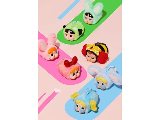 Pop Mart Pop Mart CRYBABY × Powerpuff Girls Series-Vinyl Face Plush Blind Box Whole Set - view 2