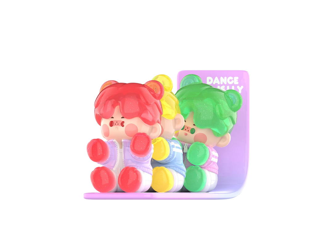 Pop Mart (เช็คการ์ด) Pop Mart Dance Jelly (Pino Jelly Star Project Series Figures) Secret