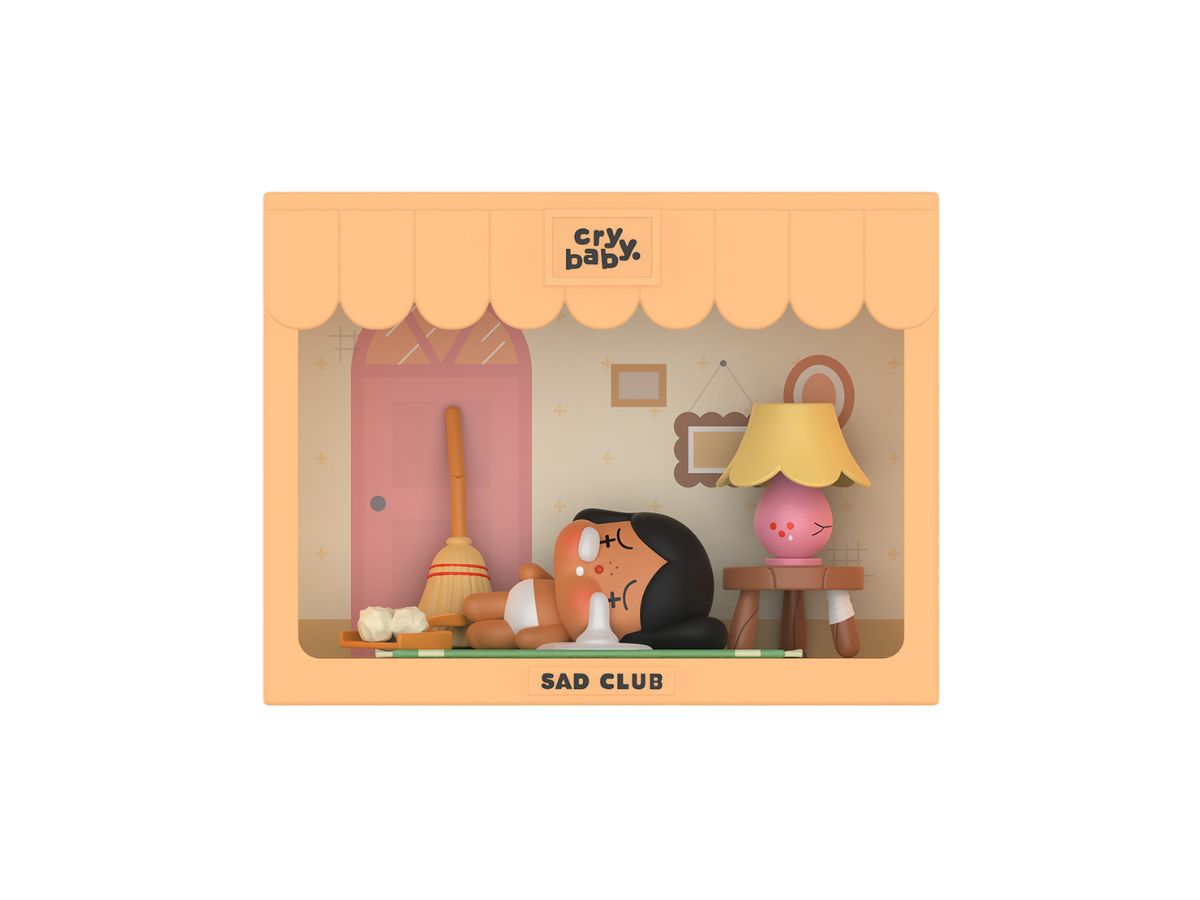 Pop Mart (เช็คการ์ด) Pop Mart Devastated (CRYBABY Sad Club Series Scene Sets)
