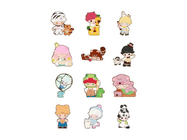 Pop Mart Pop Mart DIMOO Animal Kingdom Series-Badge Blind Box Whole Set - view 2