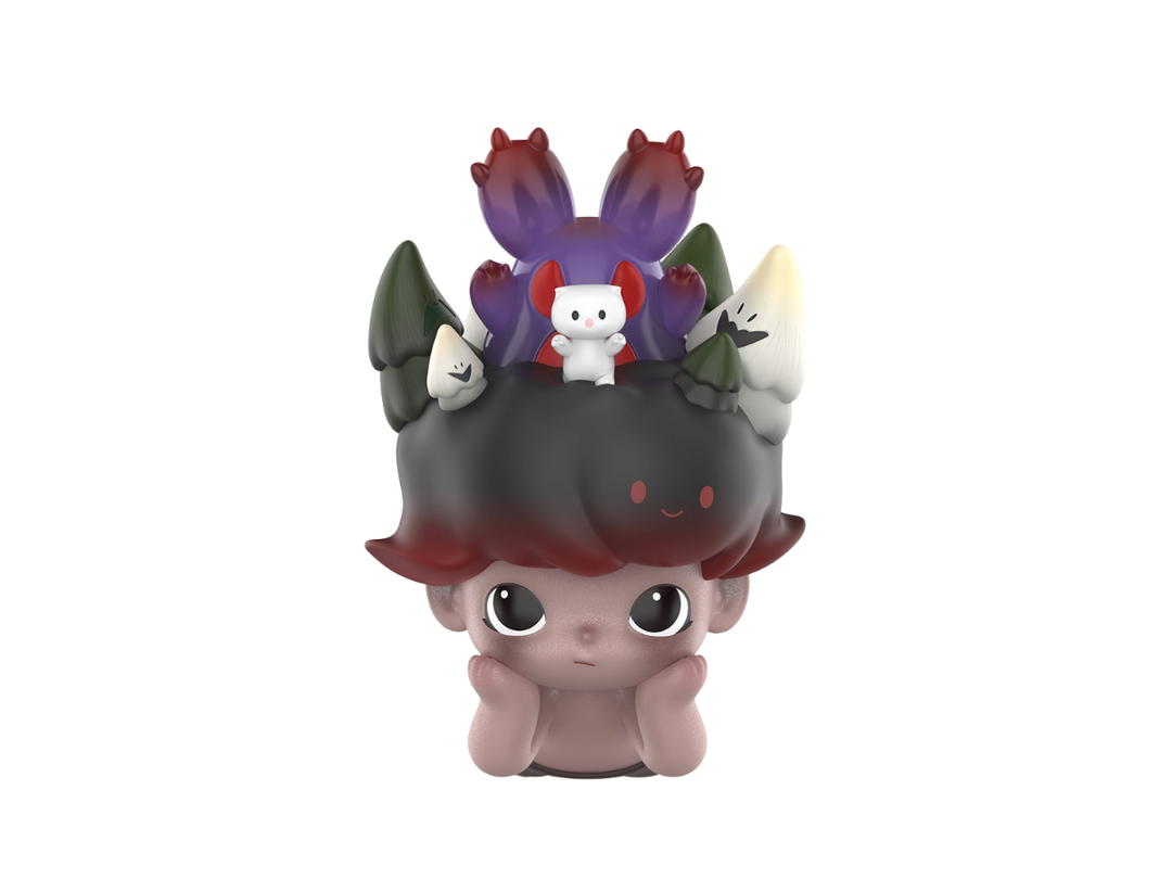 Pop Mart (เช็คการ์ด) Pop Mart DIMOO Imaginary Adventure (By Your Side Series Figures) Super Secret Edition