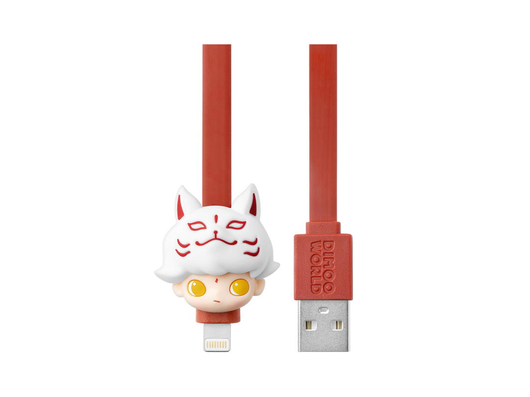 Pop Mart (เช็คการ์ด) Pop Mart DIMOO No One's Gonna Sleep Tonight Fox Spirit Series-Cable Blind Box