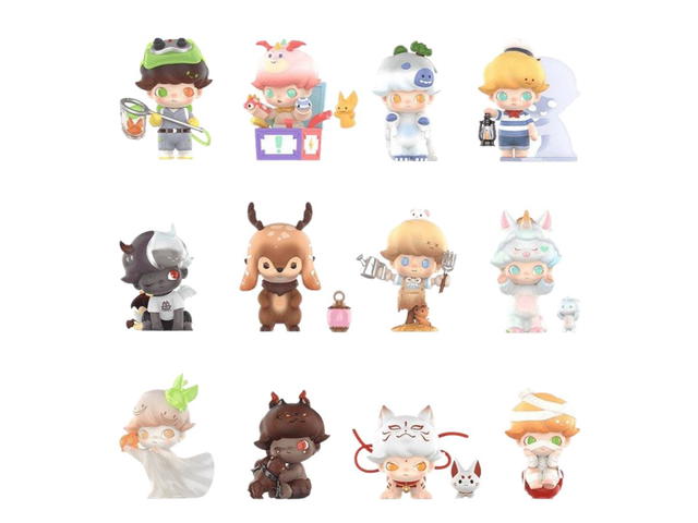 Pop Mart Pop Mart DIMOO No One's Gonna Sleep Tonight Series Figures Whole Set - view 1