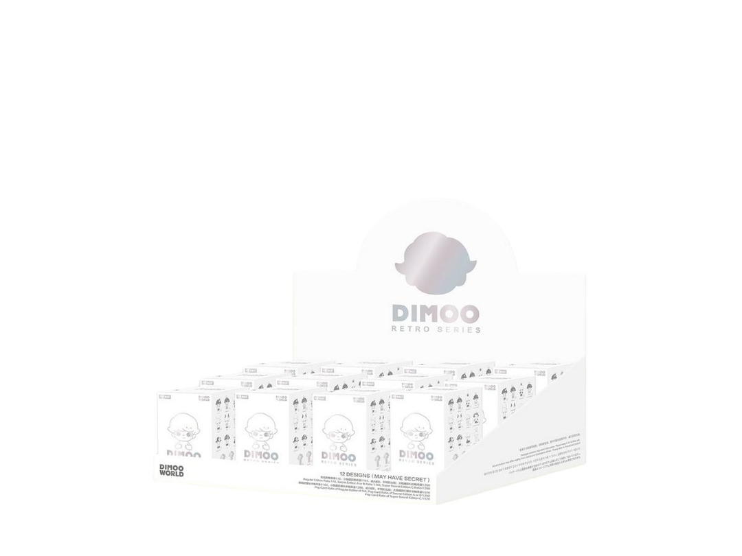 Pop Mart (เช็คการ์ด) Pop Mart Dimoo Retro Series Gift Box