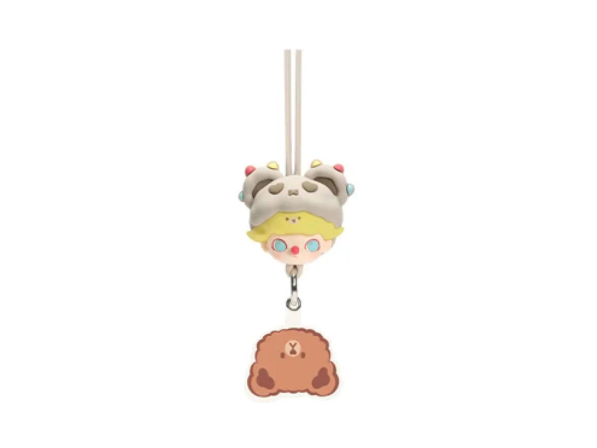 Pop Mart (เช็คการ์ด) Pop Mart Dimoo Romantic Balloons (Dating Series Lanyard Blind Box)
