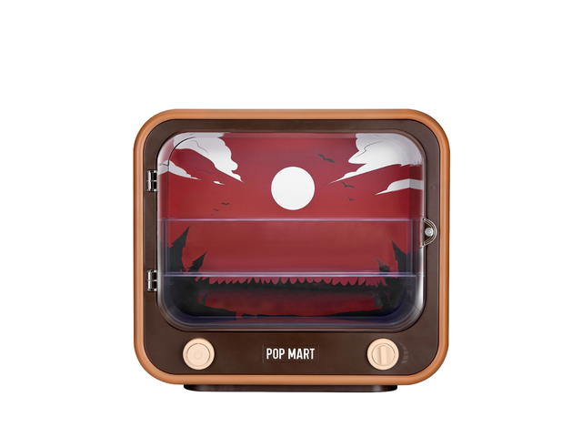 Pop Mart (เช็คการ์ด) Pop Mart DIMOONo One's Gonna Sleep Tonight Series-TV Set Luminous Display Container - view 1