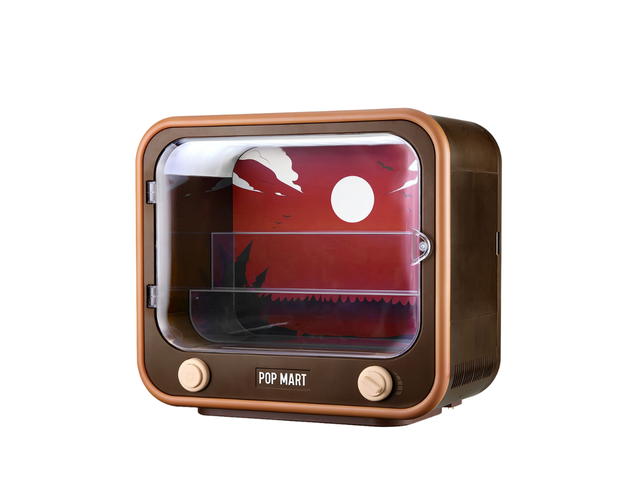Pop Mart (เช็คการ์ด) Pop Mart DIMOONo One's Gonna Sleep Tonight Series-TV Set Luminous Display Container - view 2