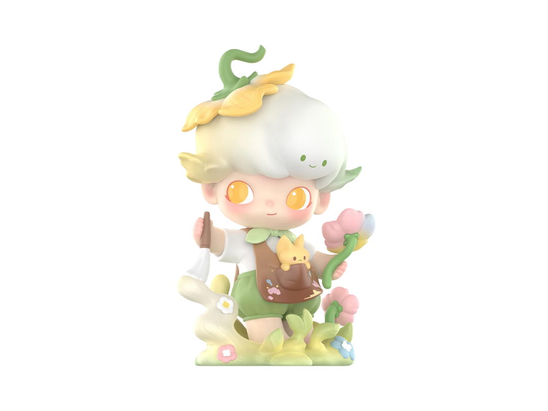 Pop Mart (เช็คการ์ด) Pop Mart Drawing Spring (DIMOO Weaving Wonders Series Figures)