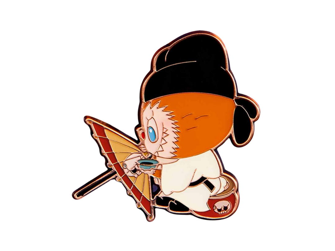 Pop Mart (เช็คการ์ด) Pop Mart Drawing Umbrella Cover (The Monsters Let's Have Fun Together Series-Badge Blind Box)