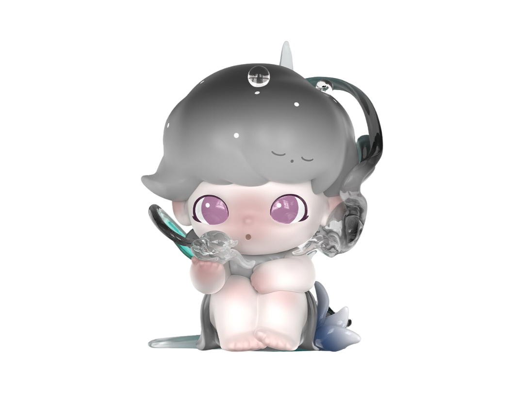 Pop Mart (เช็คการ์ด) Pop Mart Exhale Like an Orchid (DIMOO Stories in the Cup Series Figures)