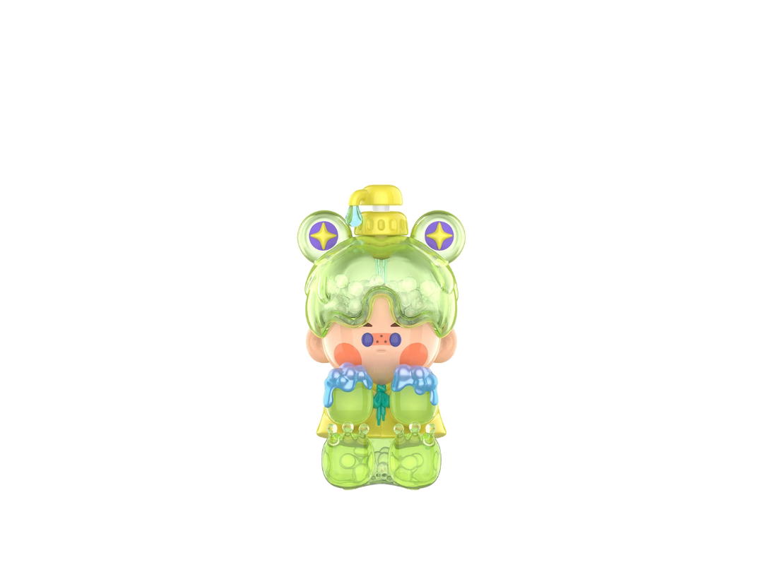 Pop Mart (เช็คการ์ด) Pop Mart Froggy Handwash (Pino Jelly In Your Life Series Figures)