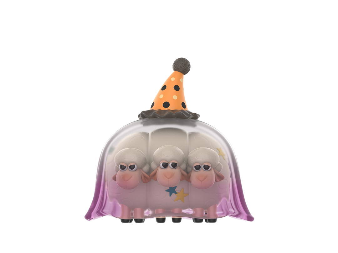 Pop Mart (เช็คการ์ด) Pop Mart Ghost Billy, Goat and Gruff (Disney/Pixar Spooky Night Series Figures)