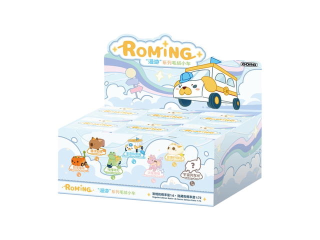 Pop Mart Pop Mart Gong Original Roaming Series Plush Toy Car Whole Set - view 1