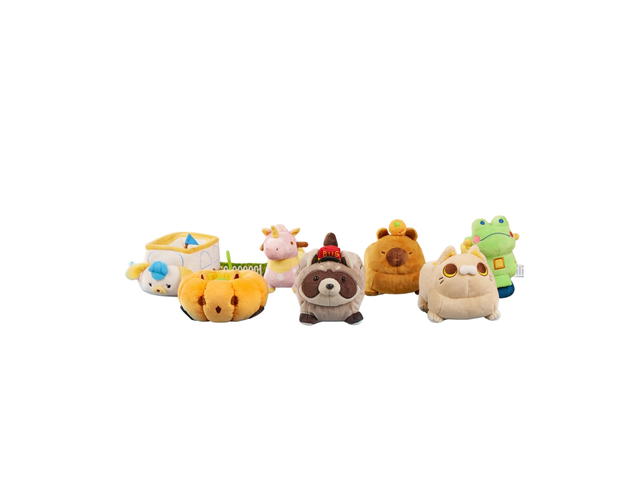 Pop Mart Pop Mart Gong Original Roaming Series Plush Toy Car Whole Set - view 2