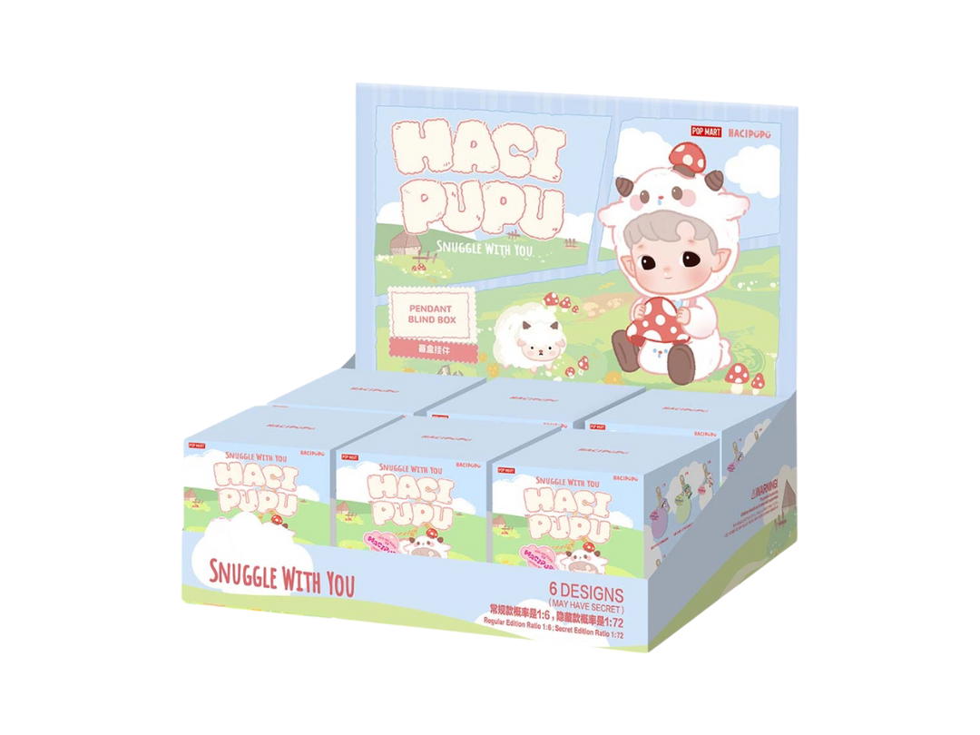 Pop Mart Pop Mart HACIPUPU Snuggle With You Series-Pendant Blind Box Whole Set