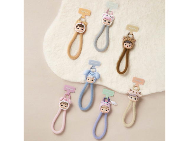 Pop Mart Pop Mart HACIPUPU Snuggle With You Series-Phone Lanyard Blind Box Single Box - view 2