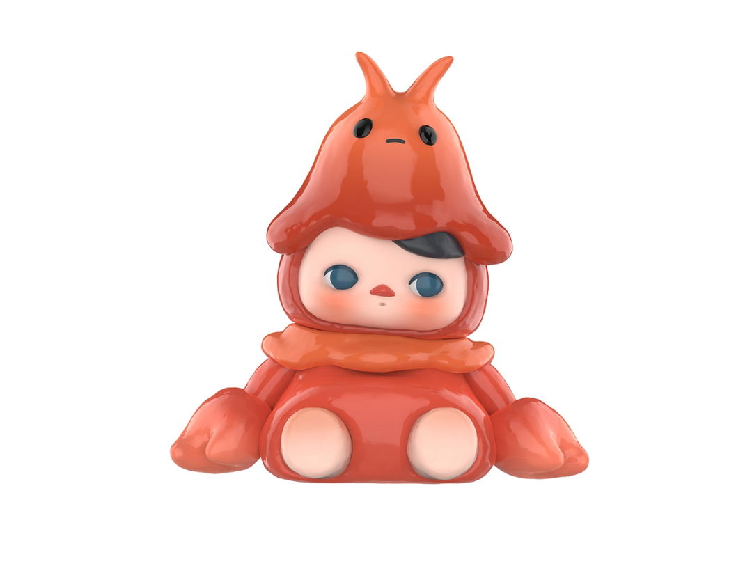 Pop Mart (เช็คการ์ด) Pop Mart Hairy Crab (Pucky The Feast Series Figures)