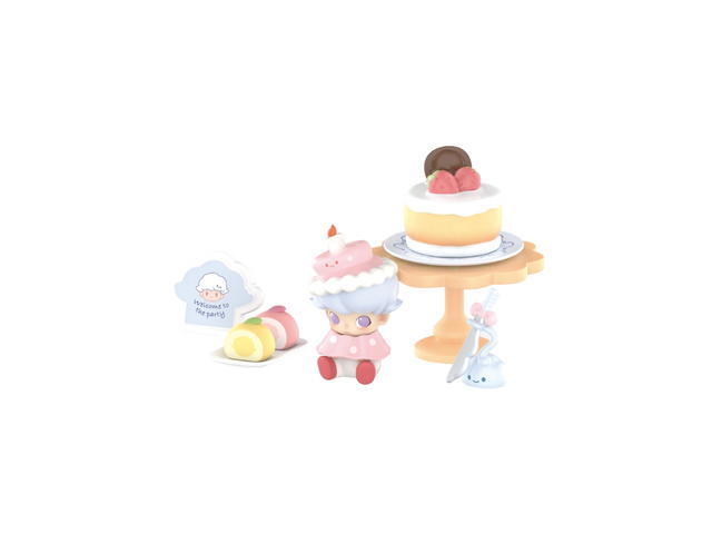 Pop Mart (เช็คการ์ด) Pop Mart Handmade Flower Cake (DIMOO Go On An Outing Together Series Prop) - view 1
